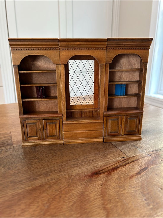 Carlson’s Miniatures Other - Vtg Carlson’s Miniatures Bookcase, Dollhouse Furniture, Lot 9